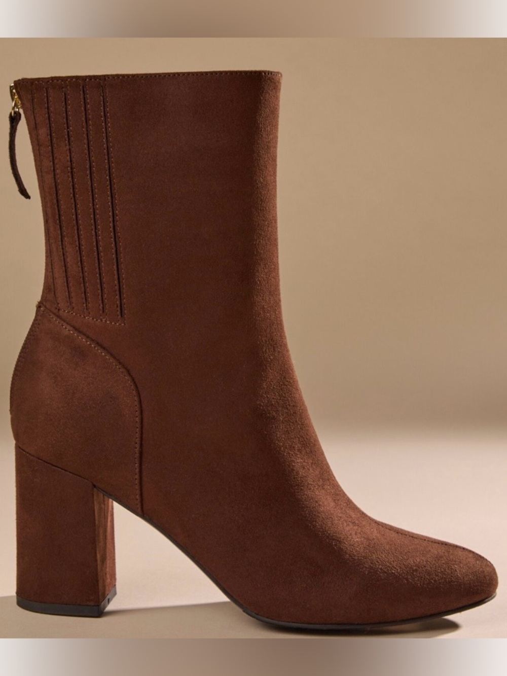 NEW Altar’d State Brown Suede Heeled Booties Size 9 NWT
